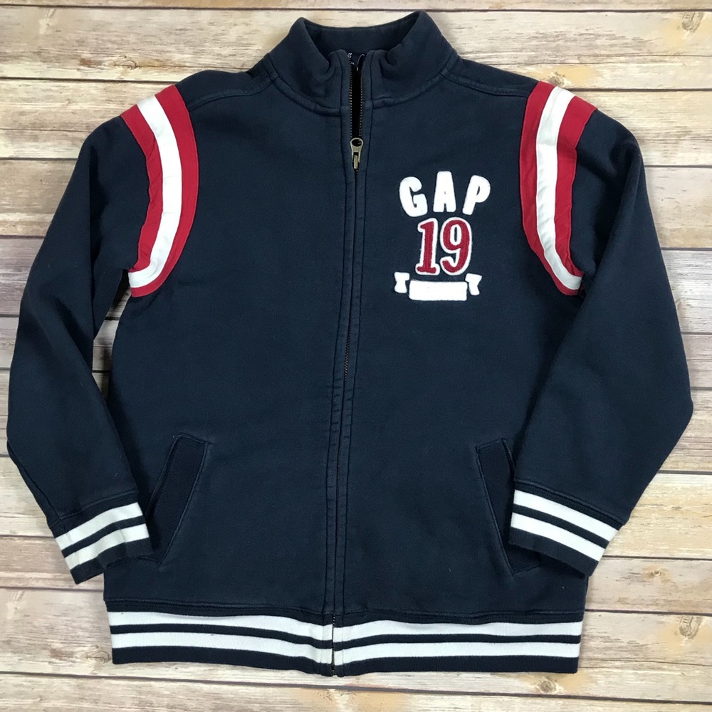 GAP Jacket - Blue w/ Red & White Trim